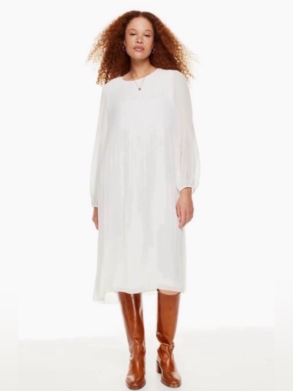 NWT Daydreamer Midi Dress in Ivory